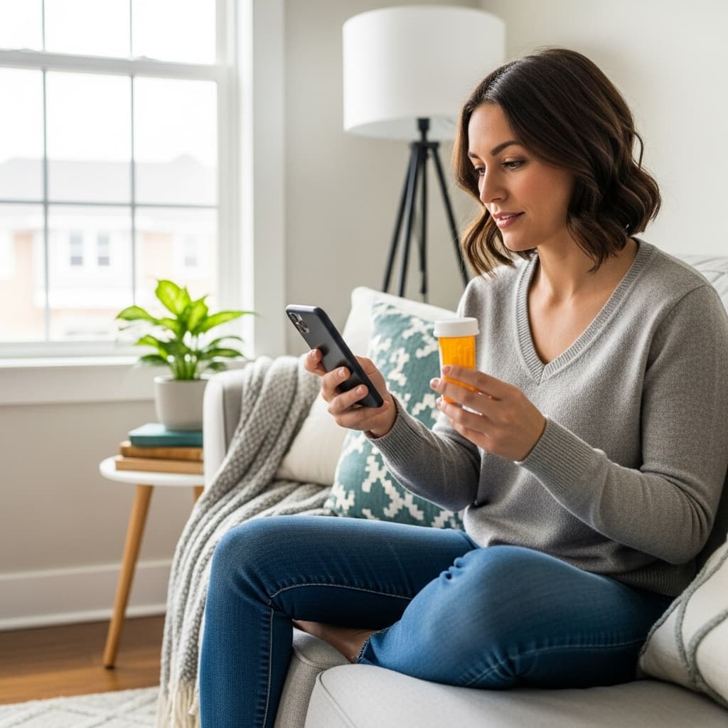 Pharmacist answering a question.